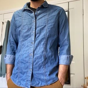 Vince Chambray Button Up